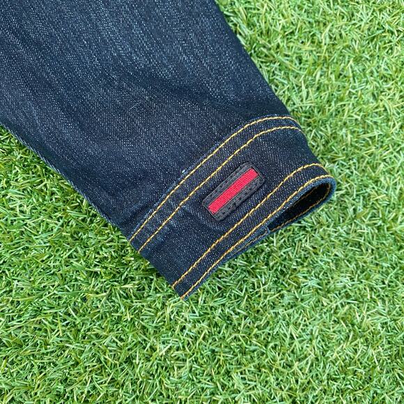 FUBU The Collection 2000's Women's Y2K Denim Jean Jacket - Picture 3 of 6